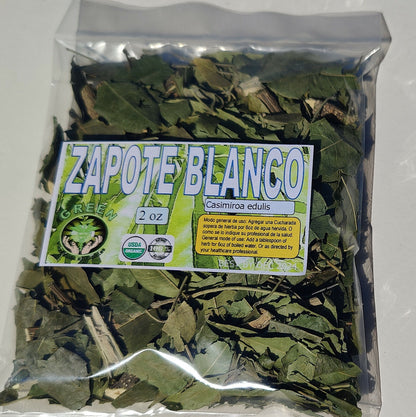 Zapote Blanco 2 Oz White Zapote Hierba Yerba Tea/Te Blood Pressure Hipertension