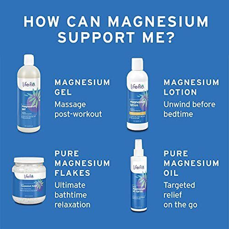 100% Pure Magnesium Oil Spray Large 12Oz Extra Strength