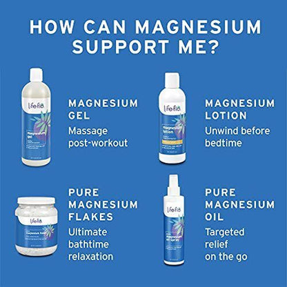 100% Pure Magnesium Oil Spray Large 12Oz Extra Strength