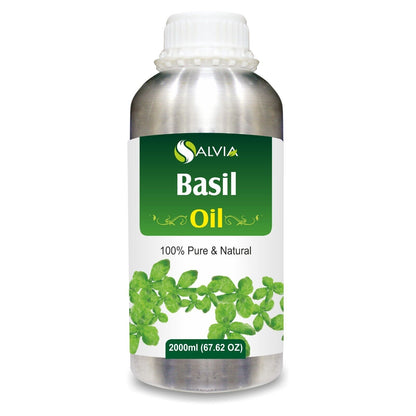 Basil (Ocimum Basilicum) 100% Pure & Natural Essential Oil - [10Ml-5000Ml].