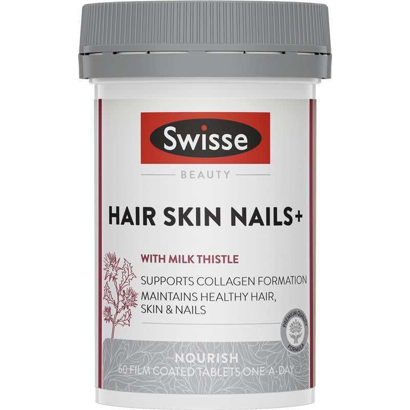 Swisse Ultiboost Hair Skin Nails+ 60 Tablets