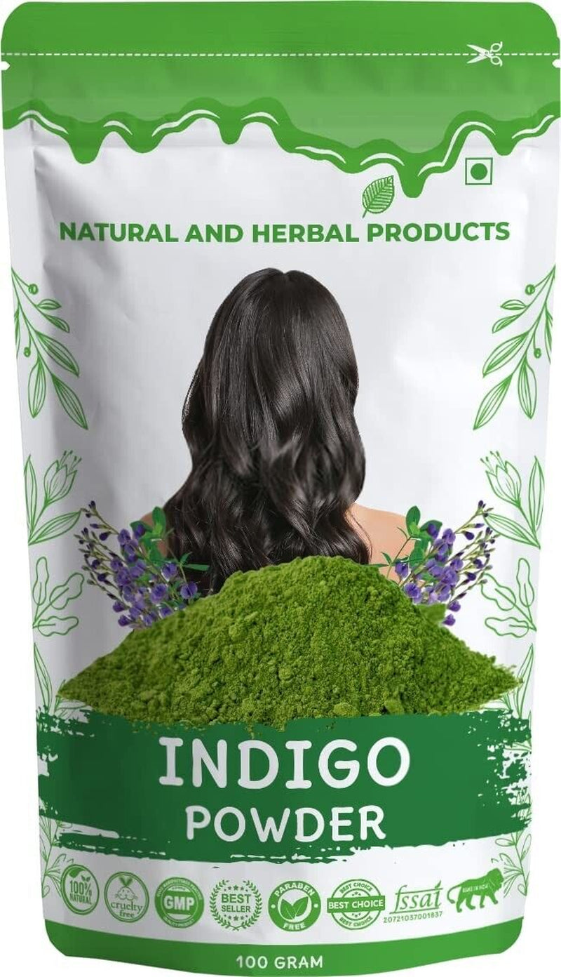 Organic & Natural Indigo Powder for Hair Growth Hair Strong 100 Gram Pack of 1