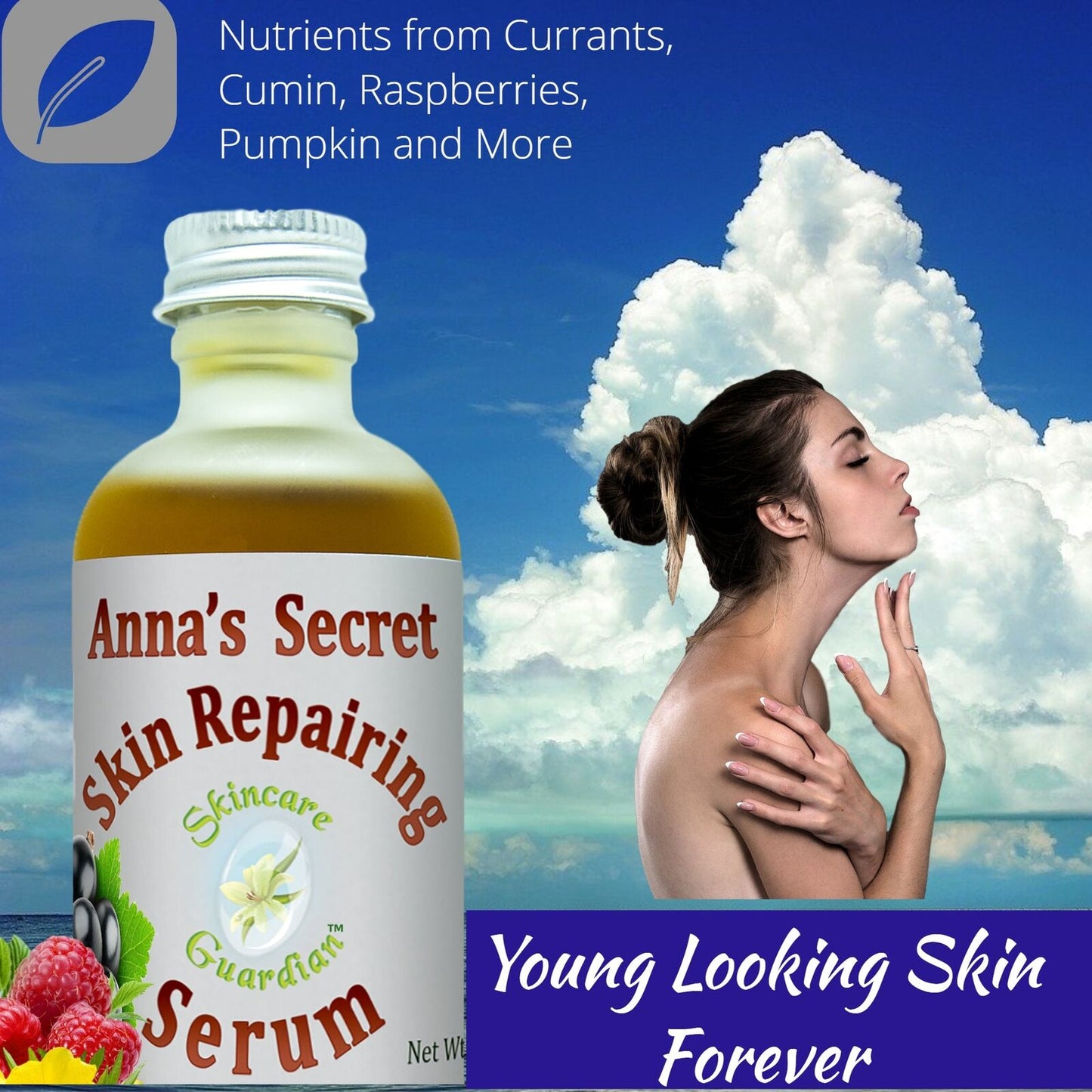 Anna'S Secret Skin Repair Serum (Serum Reparador De Piel) 2 Oz Lipid Nutrients