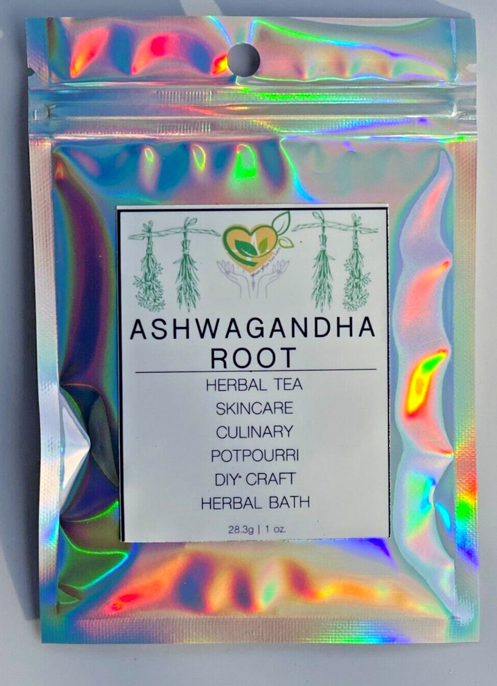 Ashwagandha Root Cut & Sifted Organic Herb Natural Botanical 28.3G Cognitive