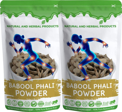 Organic & Natural Babool Phali Powder for Immunity Booster 100 Gram Pack of 2