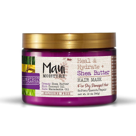 Maui Moisture Heal & Hydrate + Shea Butter Hair Mask & Leave-In Conditioner Trea