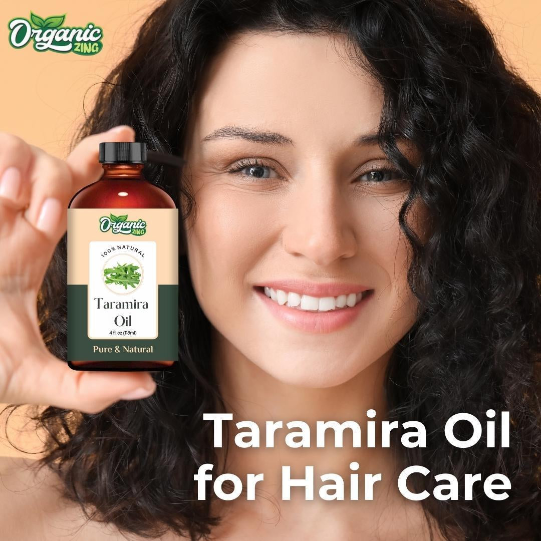 Organic Zing Taramira 100% Pure & Natural Carrier Oil - {118Ml/3.99 Fl Oz}.