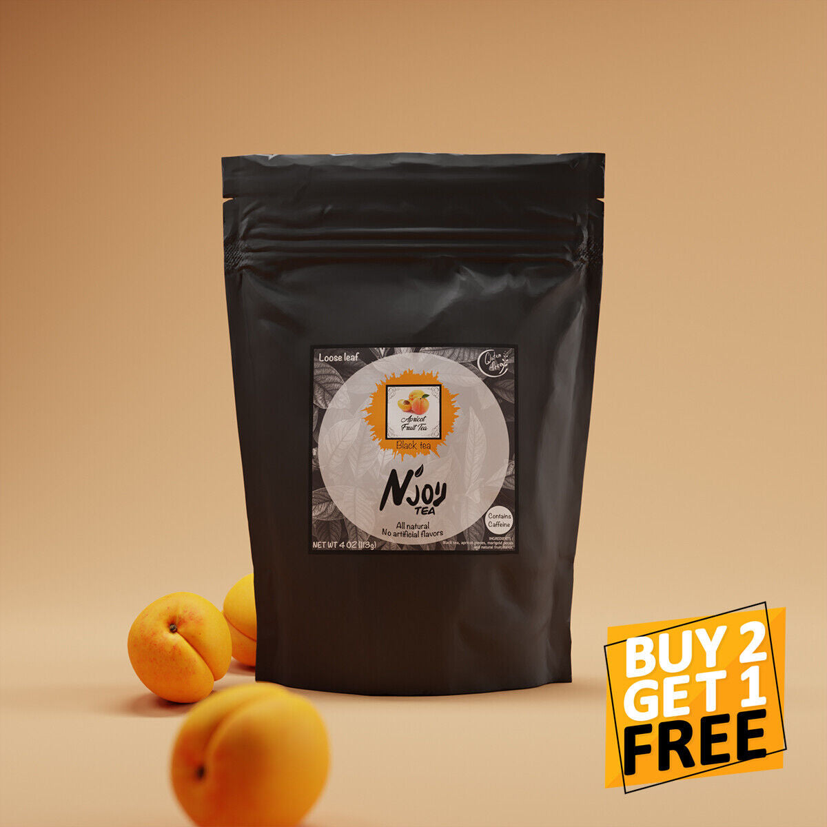 Apricot Fruit Tea Premium LOOSE LEAF TEA BLEND