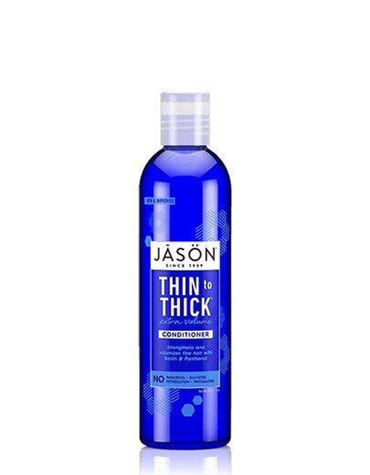 Jason Natural Cosmetics Thin to Thick Extra Volume Conditioner 8 Oz Liquid