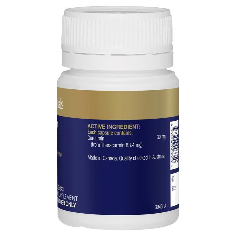 Curcumin Pain- Bioceuticals Theracurmin Bioactive 60 Capsules (made in australia)