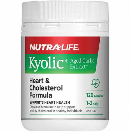 3 X NUTRALIFE KYOLIC AGED GARLIC EXTRACT 120 Capsules Nutra Life Immune Boost