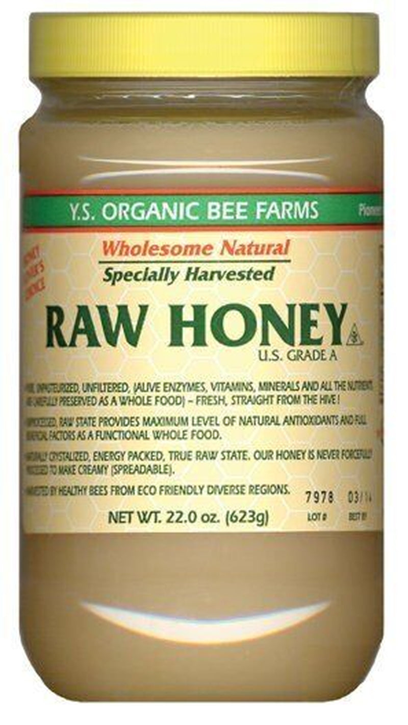 YS Eco Bee Farms Health Honey - Raw, Unheated, Unprocessed 22.0 Oz. Paste