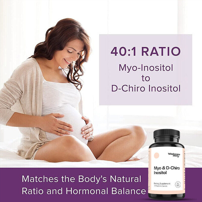 Wholesome Story Myo & D-Chiro Inositol - Equilibrio Hormonal Y Ovario Saludable