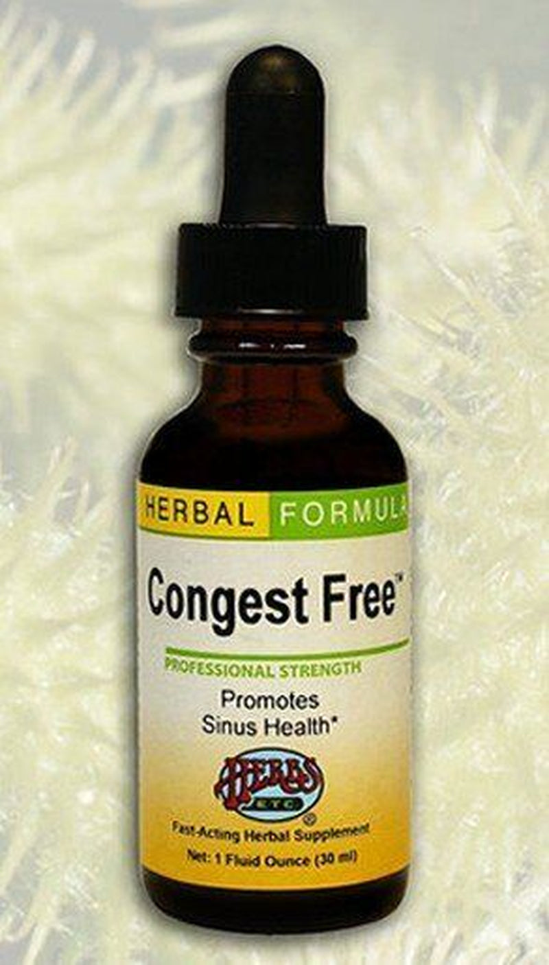 Herbs Etc Congest Free 1 Oz Liquid