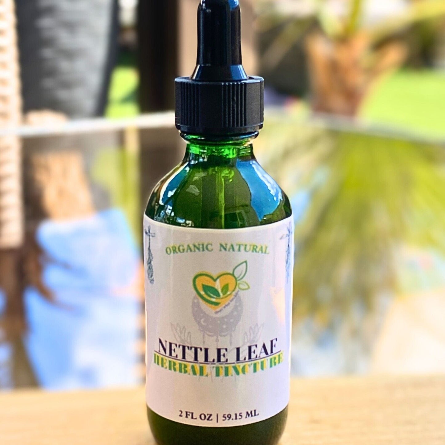 Nettle Leaf Tincture Organic Liquid Herbal Drops Natural Liver Digestive 2Oz