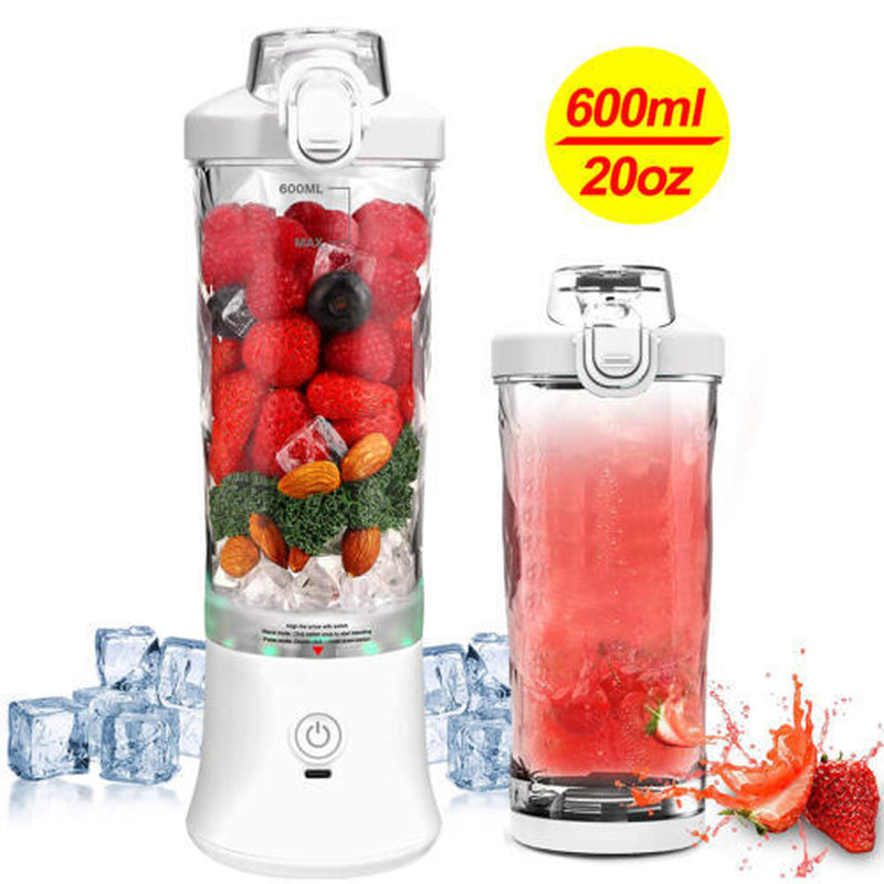 Personal Blender Smoothie Juice Shakes Mixer Portable Bottle 600ML Bpa-Free New