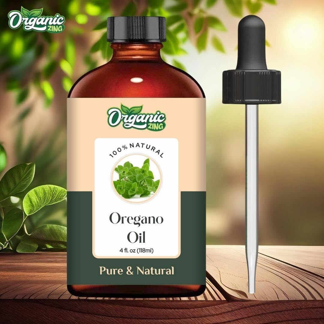 Organic Oregano 100% Pure & Natural Essential Oil - {118Ml/3.99 Fl Oz}