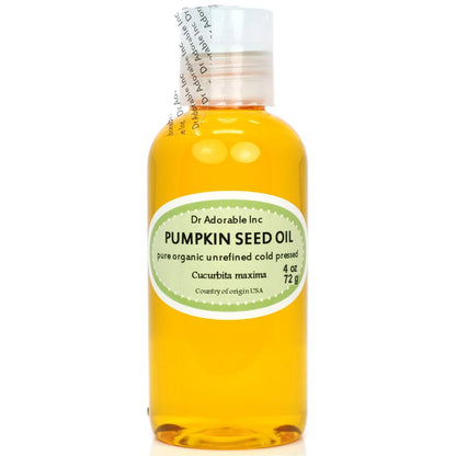 Unrefined Pumpkin Seed Oil 100% Pure 2Oz 4Oz 8Oz 12Oz 16Oz up to Gallon Organic