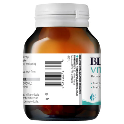 Blackmores Vitamin a 5000IU 150 Capsules for Eye Health Night Vision Retinol