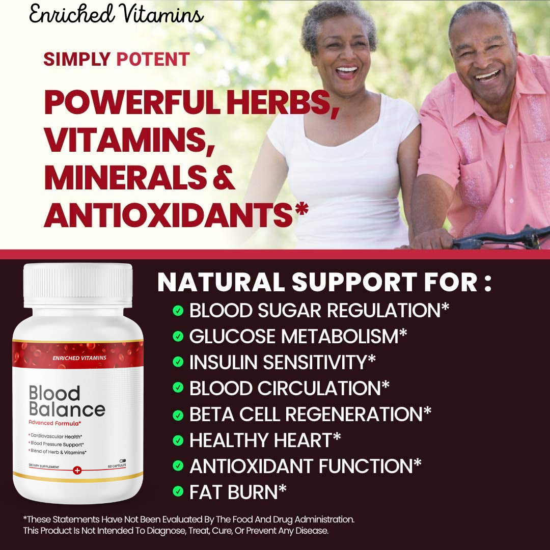 Blood Balance Formula All Natural Cardiovascular Support Blood Sugar Support