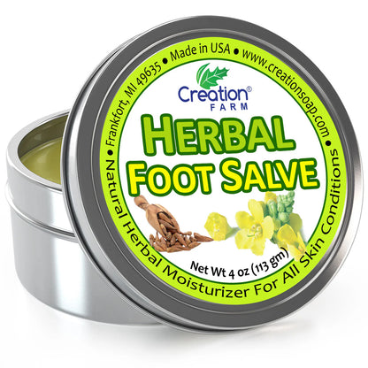 Foot Salve - Herbal Foot Salve - Foot Balm - Balsamo De Pies De Hierbas