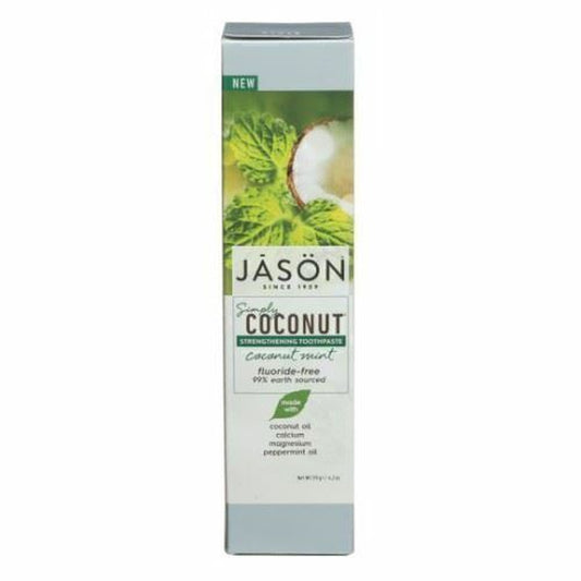 Strengthening Toothpaste Coconut Mint 4.2 Oz by Jason Natural Products