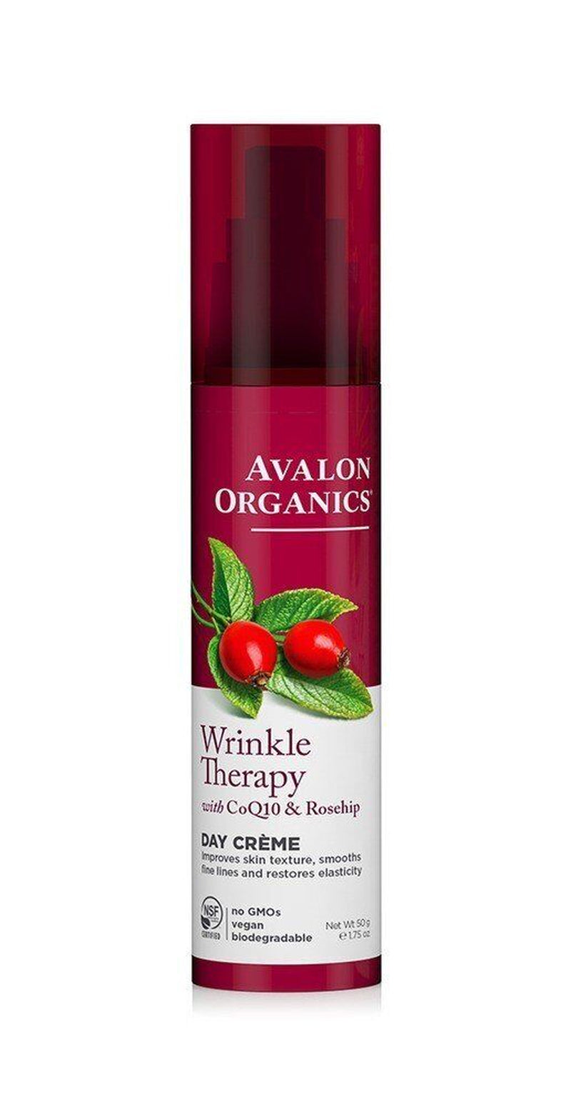 Avalon Organics Wrinkle Therapy with Coq10 Wrinkle Day Creme 1.75 Oz Cream