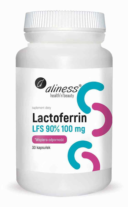 ALINESS Lactoferrin LFS 90% 100Mg, 30 Capsules