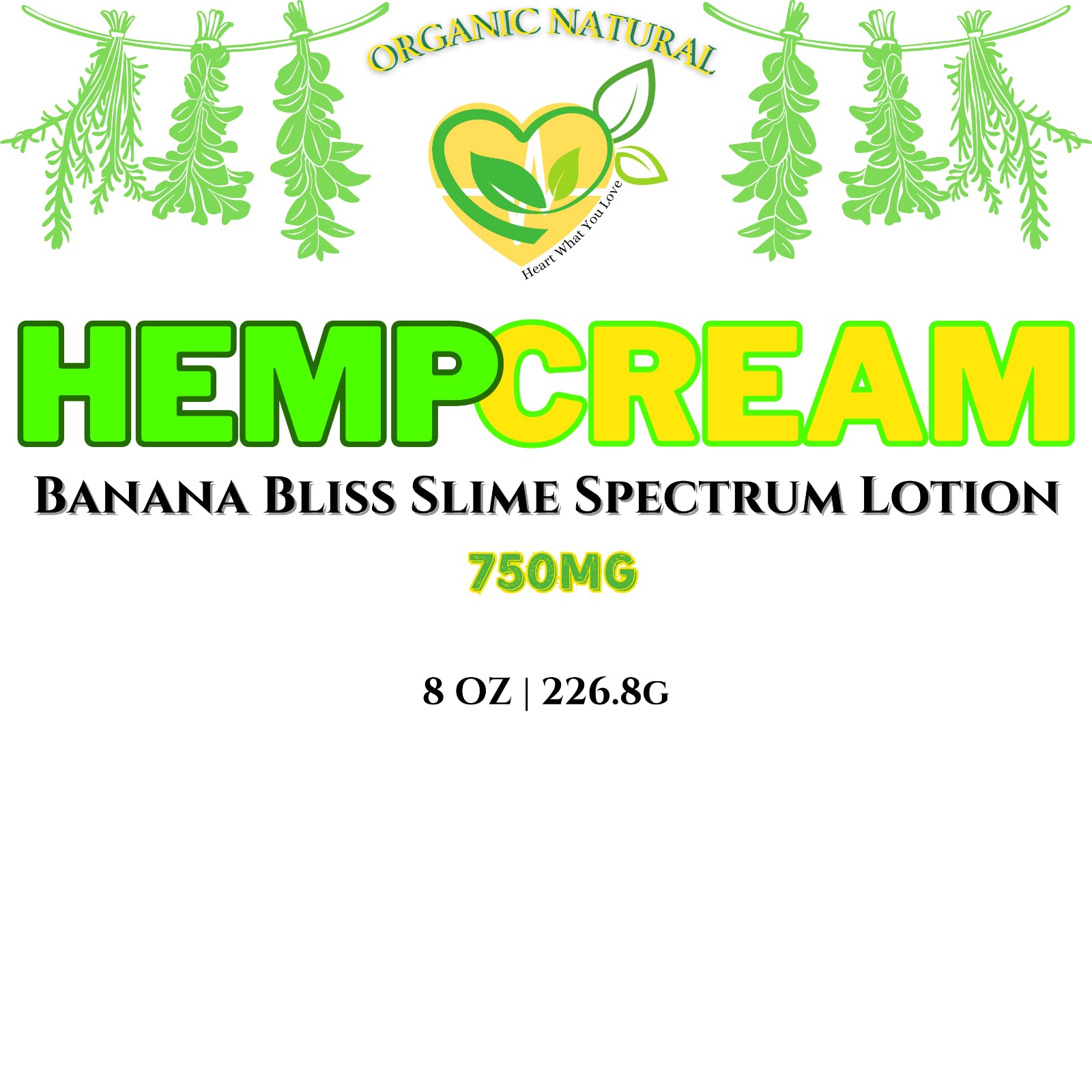 Hemp Pain Cream Natural Relief Organic Balm Skincare Lotion Ointment for Aches