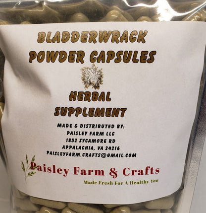 Bladderwrack Capsules 300 Ct - Made Fresh on Demand!