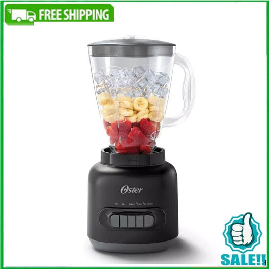 Black 6 Cup Easy-To-Use 5 Speed Blender ，Dishwasher-Sa