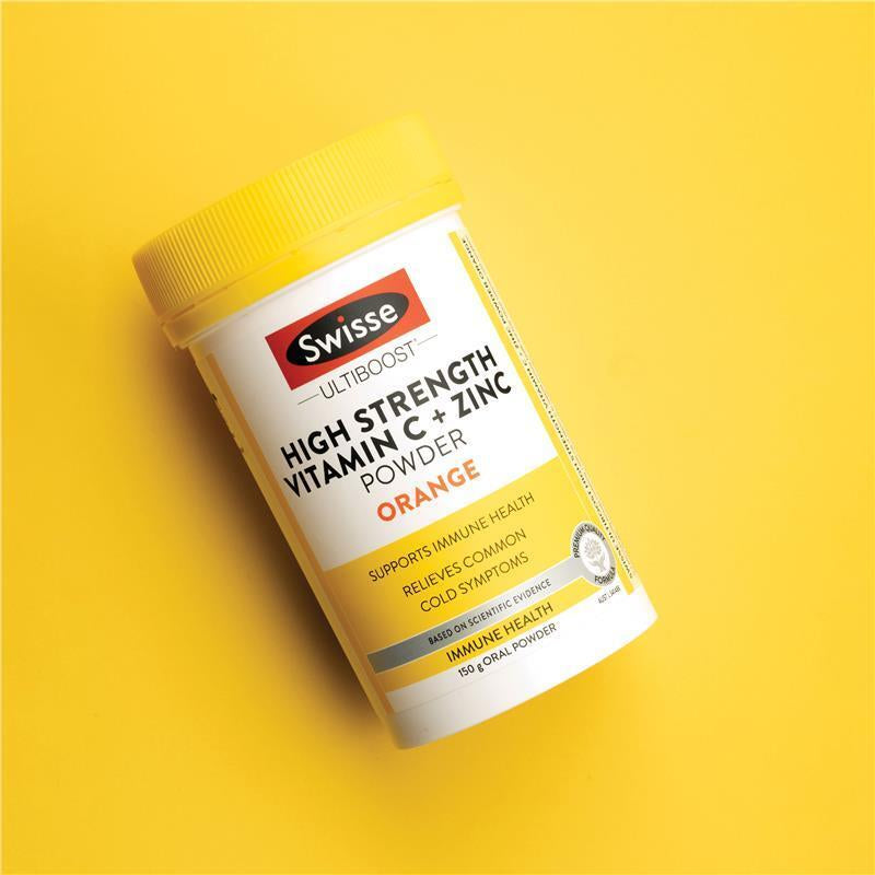 Swisse Vitamin C + Zinc Powder Orange 150G