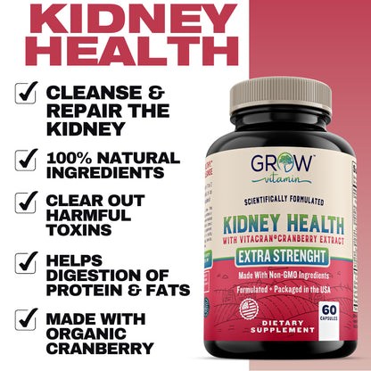 Organic Kidney Support- Herbal Natural Non-Gmo Repair & Cleanse Supplement