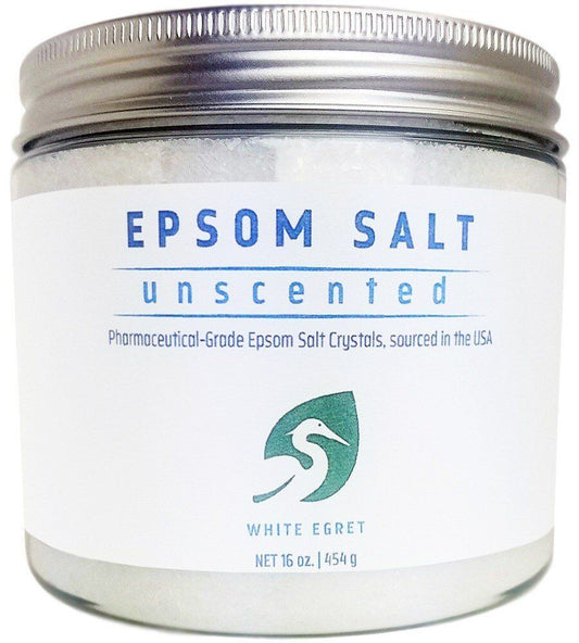 White Egret INC Pharmaceutical Grade Bath Epsom Salt 16 Oz Salt