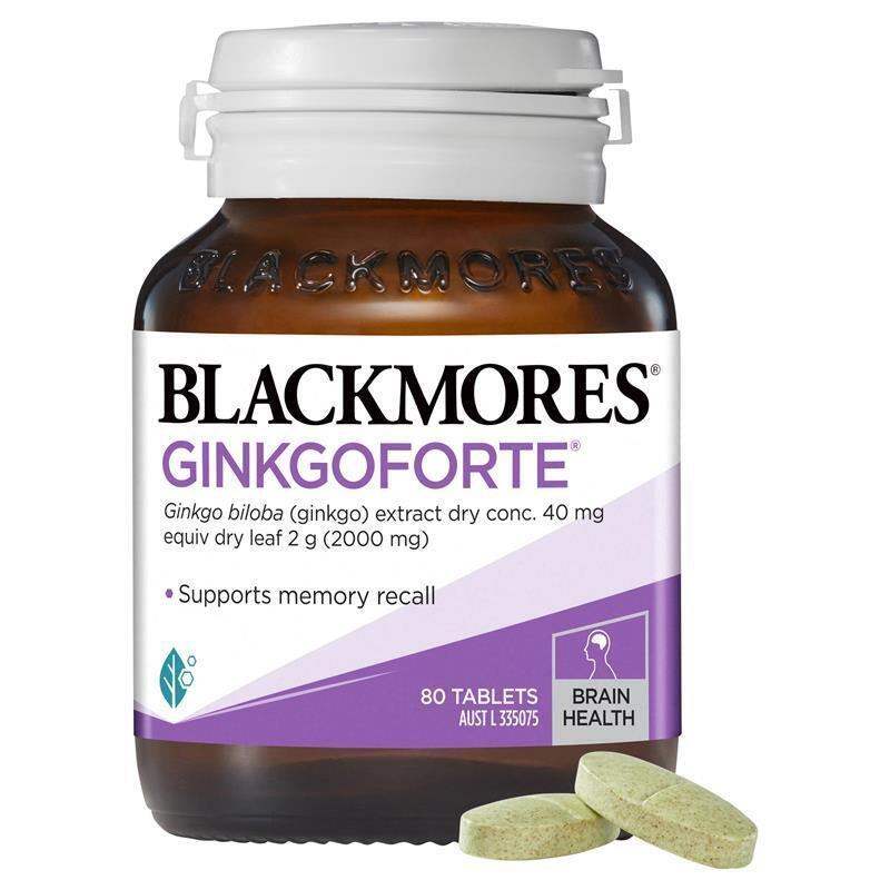 Blackmores Ginkgo Forte 80 Tablets