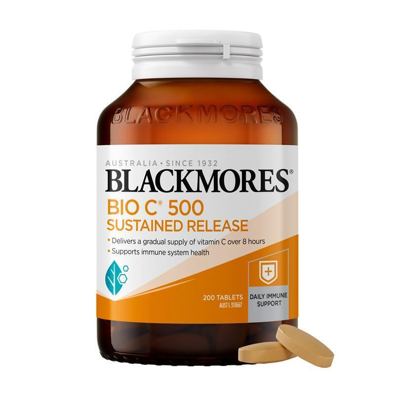 Blackmores Bio C Sustained Release 500Mg 200 Tablets