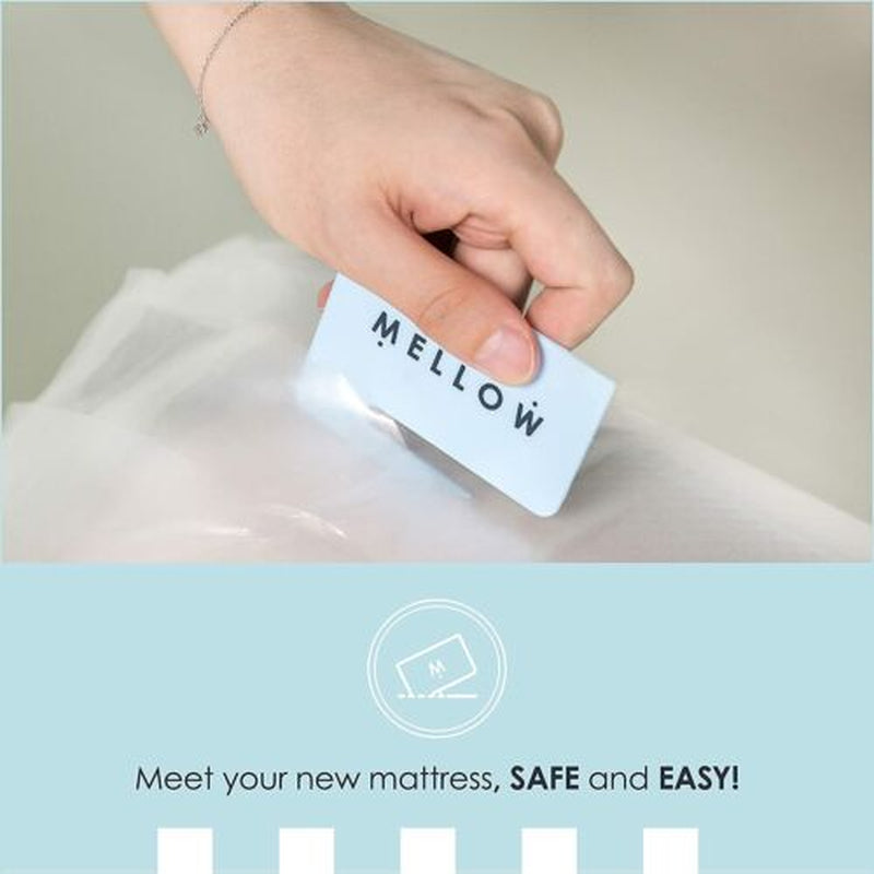 Mellow LAGOM Hybrid Mattress - Bamboo Charcoal Memory Foam and Pocket Spring