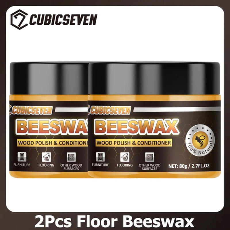 Natural Furniture Polishing Beeswax Wooden Floor Cleaning Waterproof Wax Maintenance Polished Brighten Care Wax