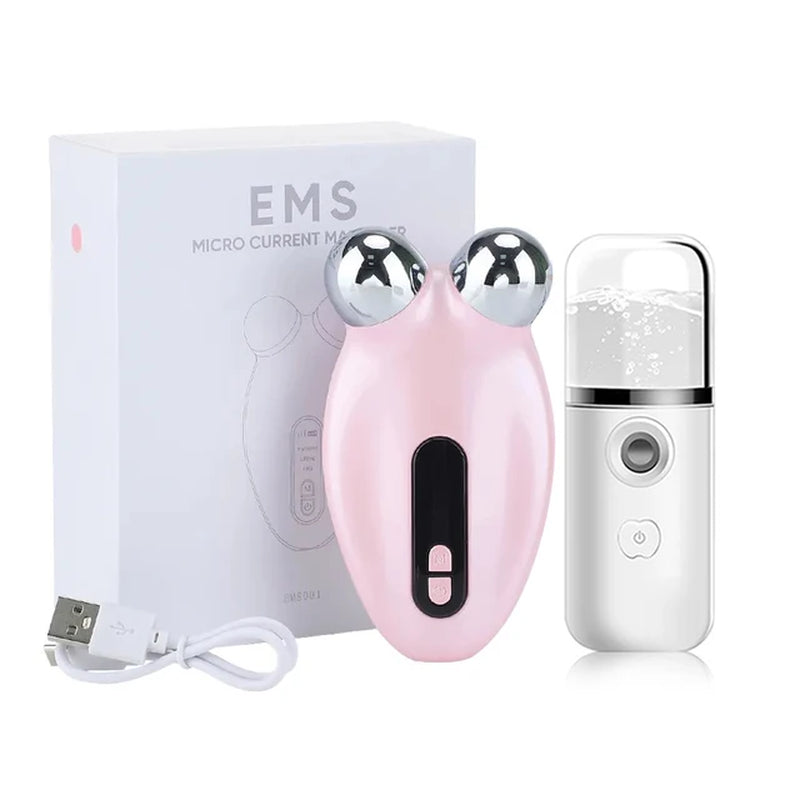 Facial Massager EMS Microcurrent Roller 