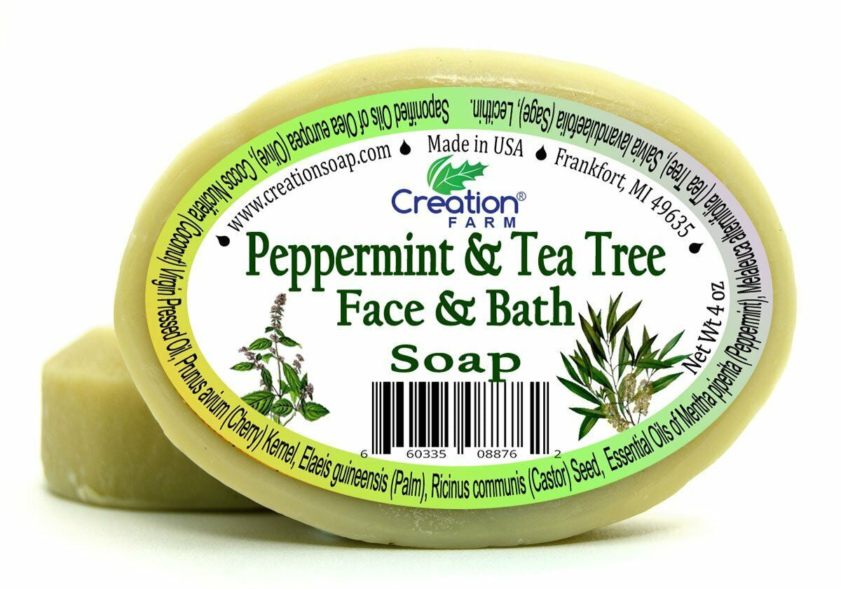 Peppermint & Tea Tree Soap Teenage Complexion Special Wash, Soothing, Clearing