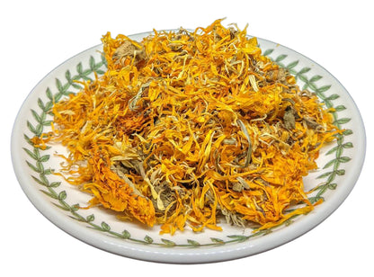 Marigold Flower - Dried Calendula Officinalis Loose Flower , Wild Crafted