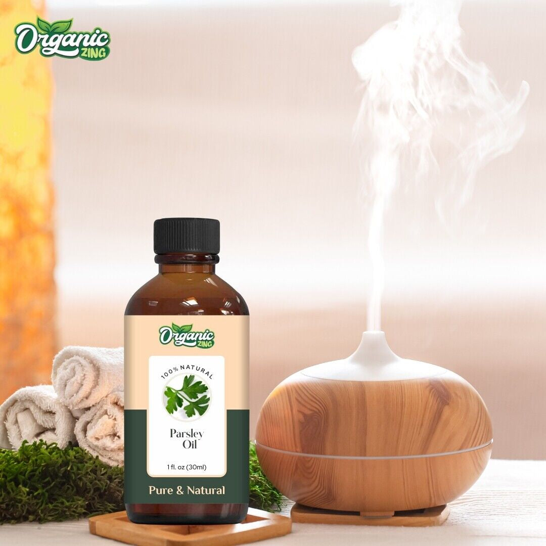 Organic Parsley 100% Pure & Natural Essential Oil - {30Ml/1.01 Fl Oz}.