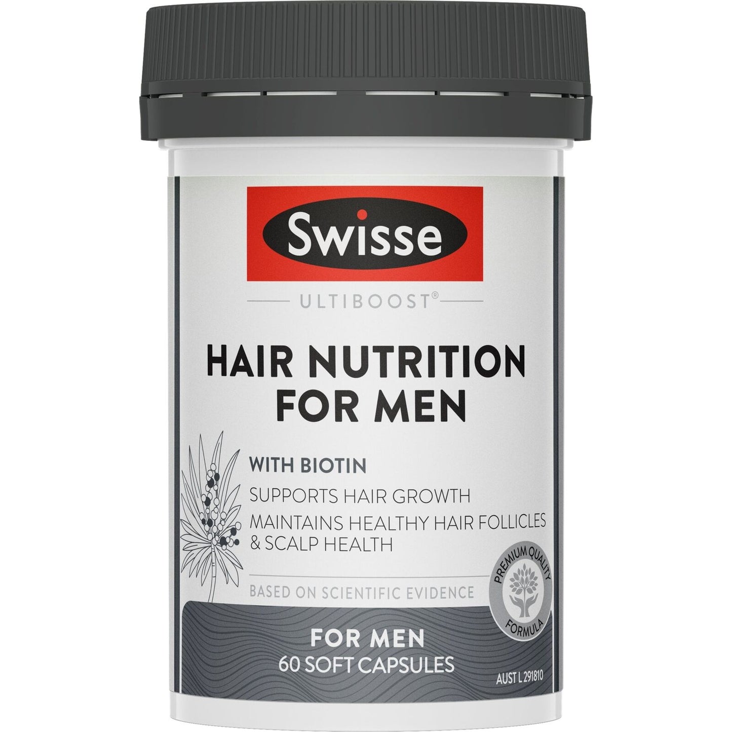 Swisse Hair Nutrition for Men 60 Capsules