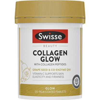 Swisse Beauty Collagen Glow with Collagen Peptides 120 Tablets