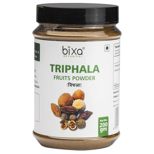 Triphala Powder Haritaki, Bibhitaki and Amla Support Healthy Digestion Relieve