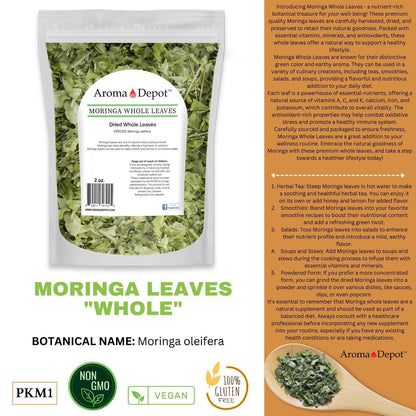 Moringa Powder Oleifera Leaf 100% Pure Natural Superfood Gluten Free