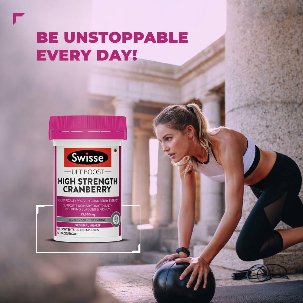 NEW Swisse High Strength Cranberry 30 Capsules Ultiboost