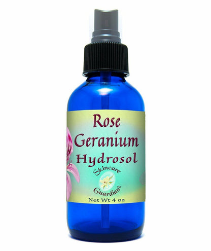 Rose Geranium Hydrosol- Hidrosol De Geranio Rosa- *For All Skin Types* 4 Oz Mis