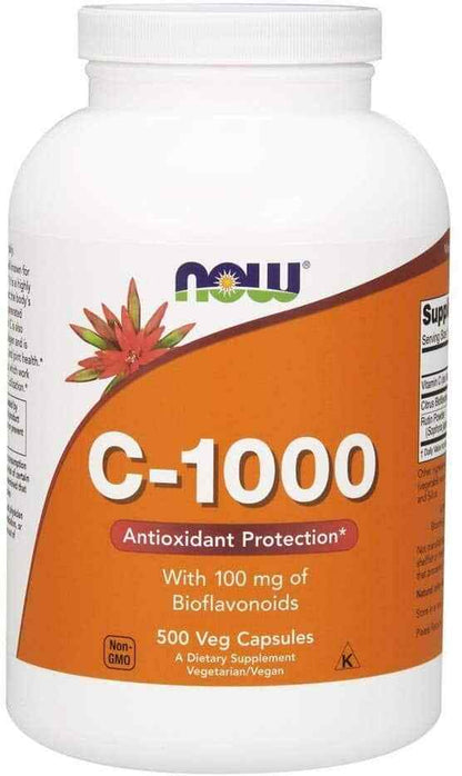 Vitamin C-1000 with Bioflavonoids, 500 Veg Capsules