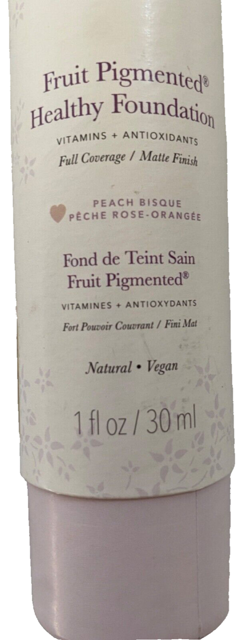 100% Pure Cosmetics Fruit Pigmented Healthy Foundation~Pea